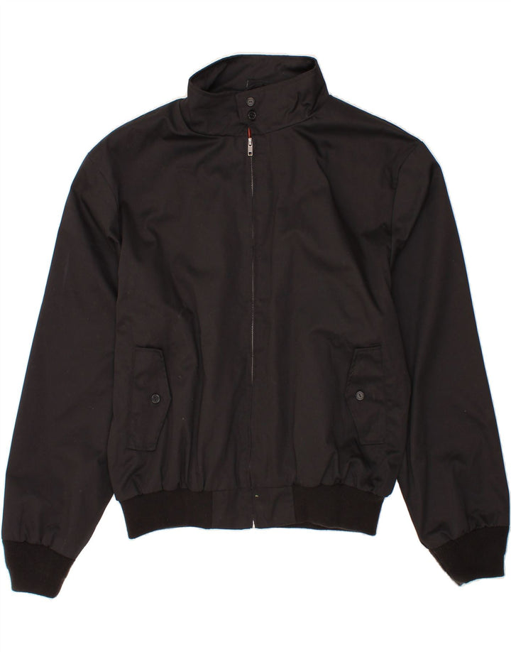 BRANDIT Mens Bomber Jacket UK 44 2XL Black Polyester Vintage Brandit and Second-Hand Brandit from Messina Hembry 