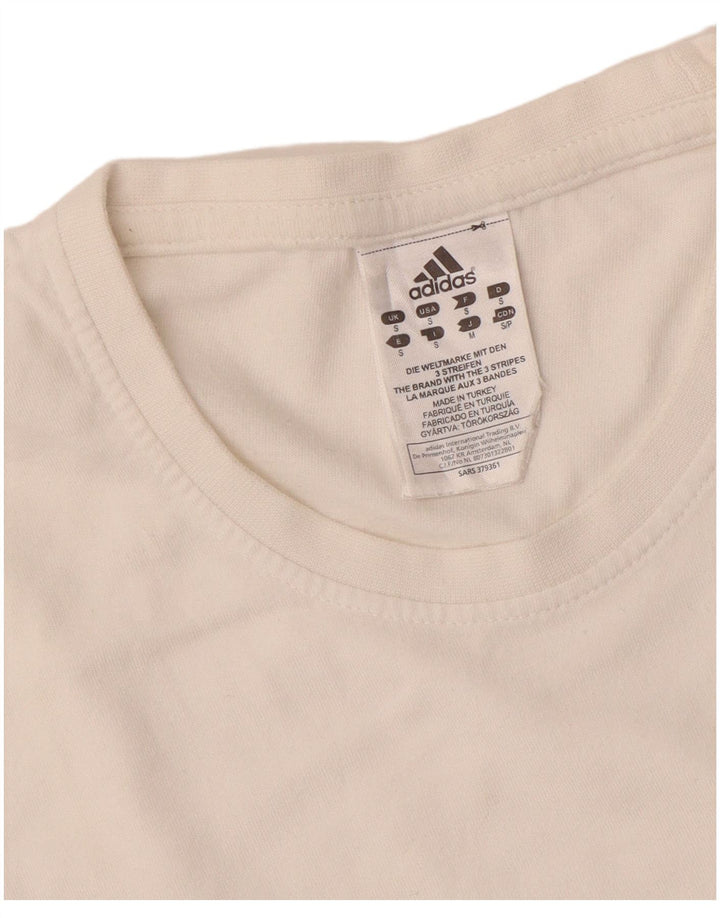 ADIDAS Muška majica kratkih rukava s grafičkim motivima, mala bijela