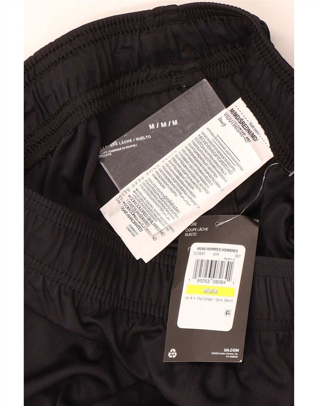 Under Armour muške sportske kratke hlače srednje crne boje od poliestera