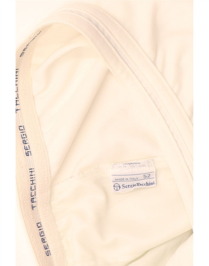 Sergio Tacchini muške kratke chino hlače za tenis W30 Srednji bijeli poliester