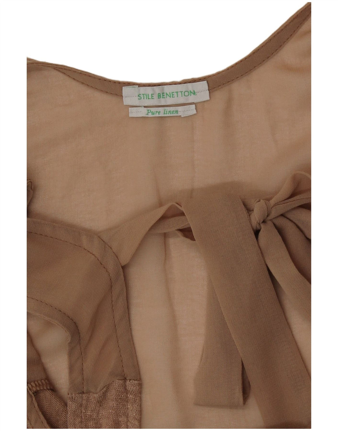 Benetton ženski prsluk UK 12 Medium Beige Lan