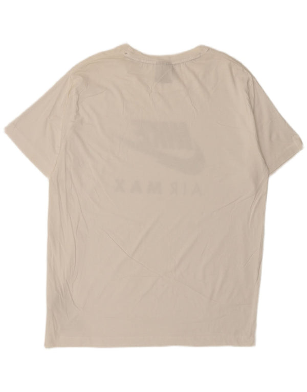 Nike Muška majica kratkih rukava s grafičkim motivima XL bijeli pamuk