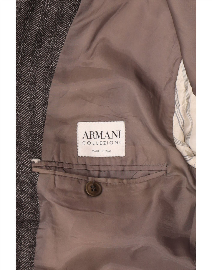 Armani Collezioni muška jakna sa 3 gumba IT 52 XL siva riblja kost