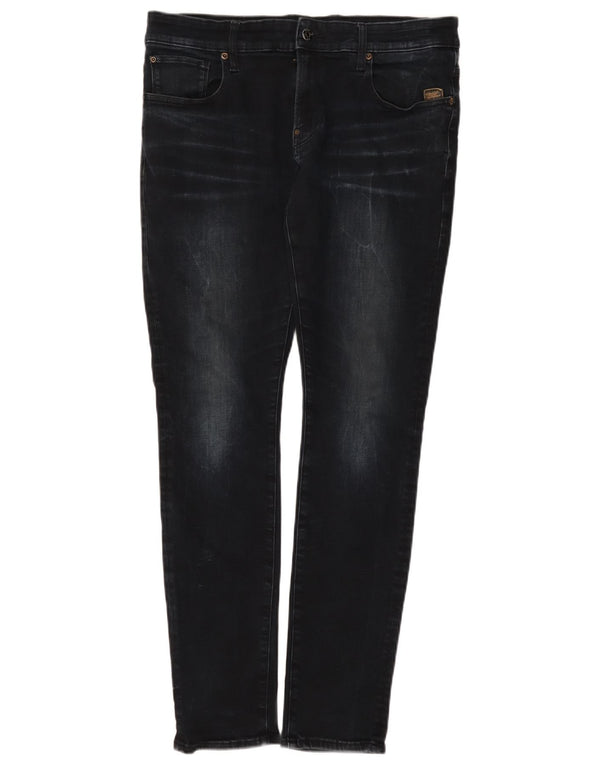 G-Star Mens Revend Super Slim Jeans W36 L32 tamnoplavi pamuk