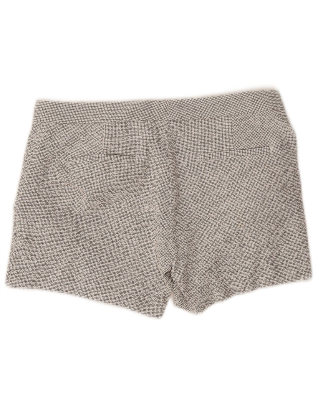 BANANA REPUBLIC Womens Hot Pants US 6 Medium W30 Grey Check Cotton