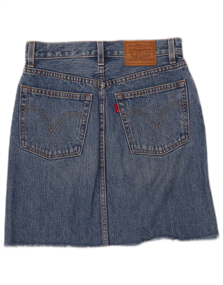 Levi's ženska traper suknja W25 XS plavi pamuk