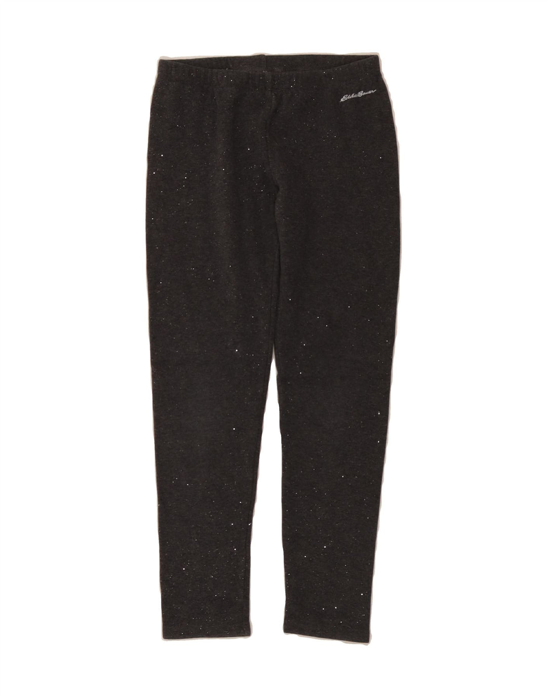 EDDIE BAUER Girls Leggings 10-11 Years Medium Grey Spotted Cotton Vintage Eddie Bauer and Second-Hand Eddie Bauer from Messina Hembry 