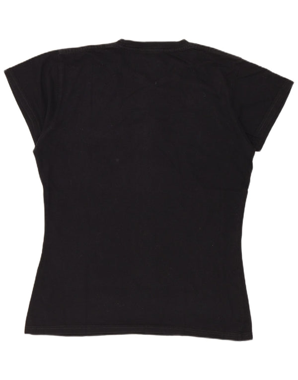 Hard Rock Cafe Ženska majica kratkih rukava Berlin Graphic UK 14 Veliki crni pamuk