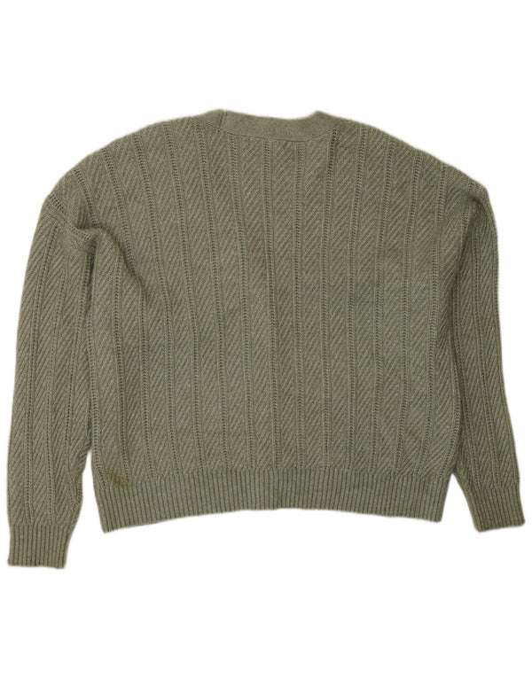 Marks & Spencer ženski kardigan pulover UK 18 XL zeleni poliester