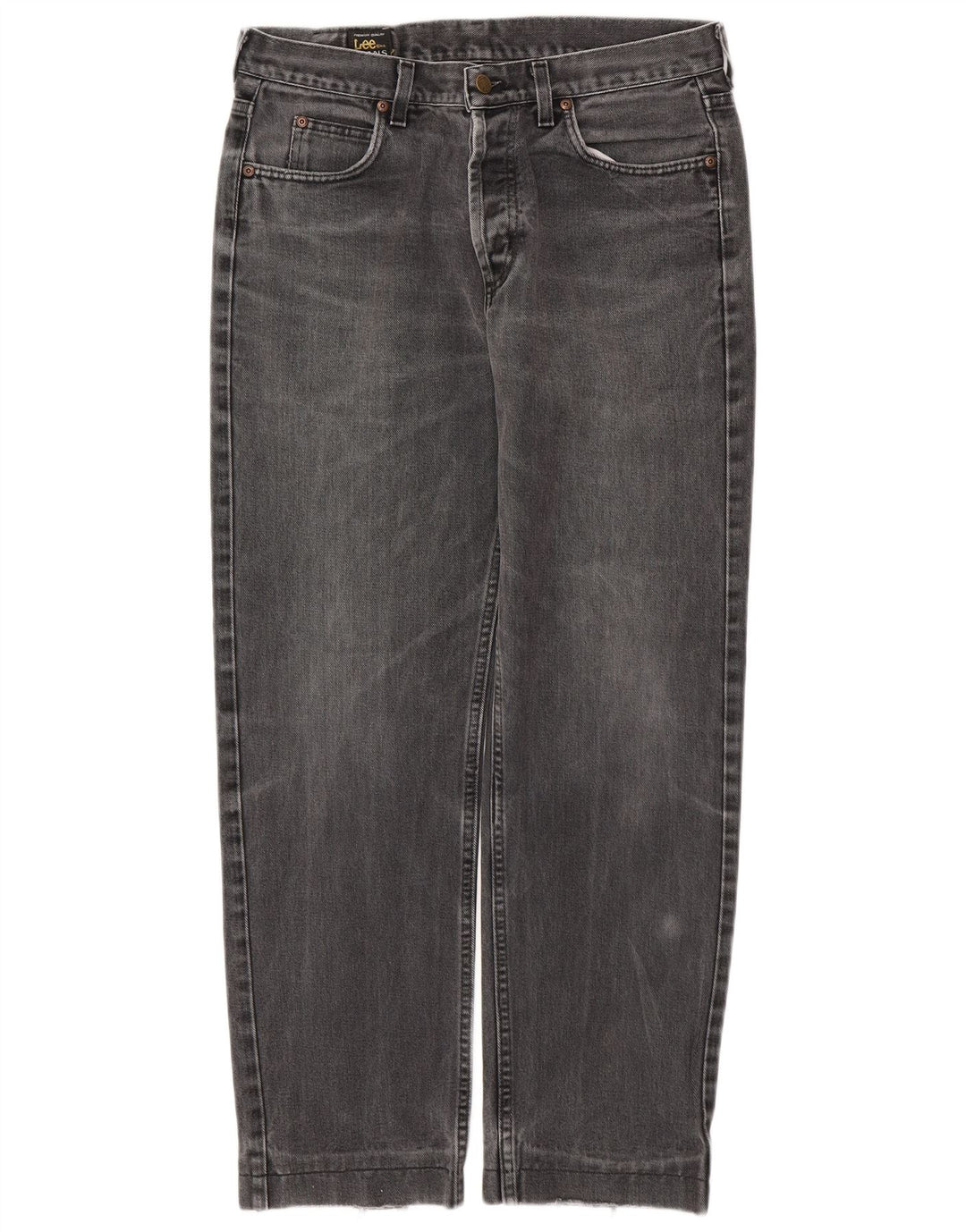 LEE Muške Chicago ravne traperice W33 L29 sivi pamuk
