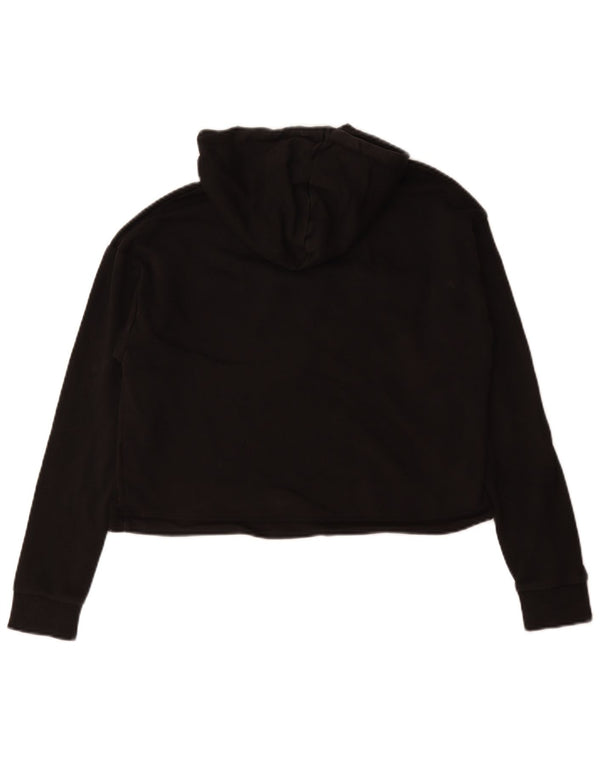 Puma ženska majica s kapuljačom Crop Graphic UK 10 Small Black Cotton