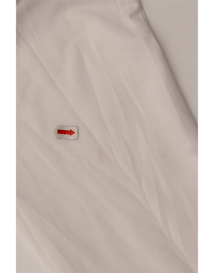 ASICS muška grafička gornja jakna trenirke srednje bijele boje od poliestera