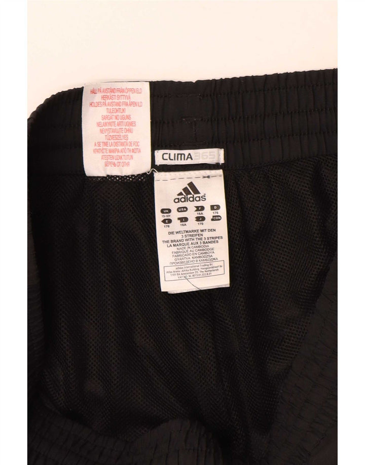 Adidas Climacool Capri trenirke za dječake 15-16 godina crne poliesterske hlače