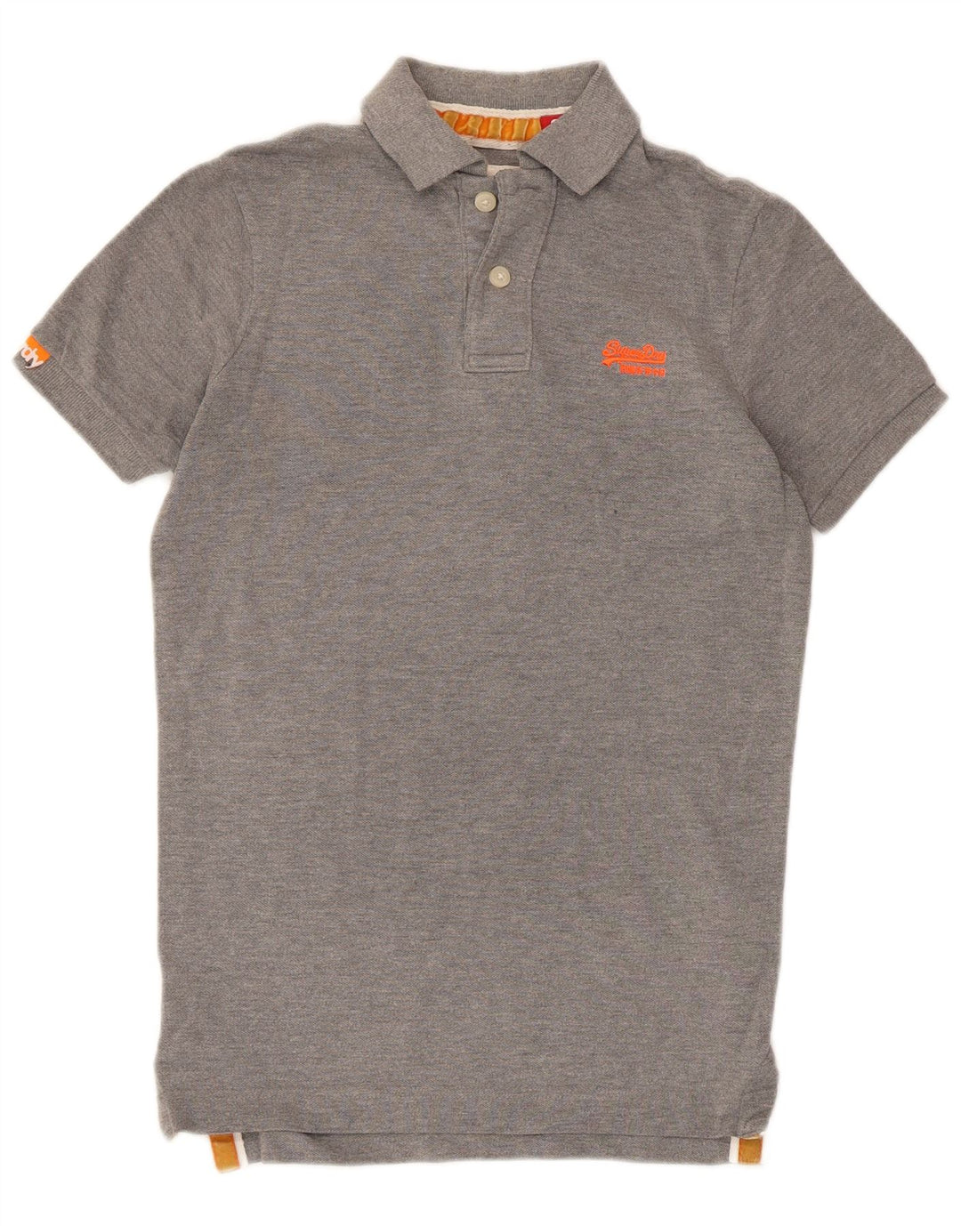 Superdry muška polo majica mala siva pamuk
