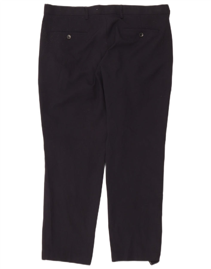 Marks & Spencer muške chino hlače standardnog kroja W36 L27 tamnoplavi poliester
