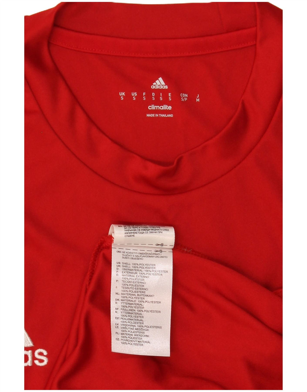 Adidas muška majica Climalite Mali crveni poliester