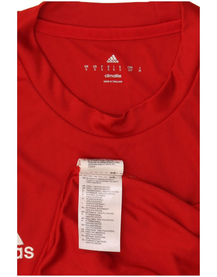 Adidas muška majica Climalite Mali crveni poliester