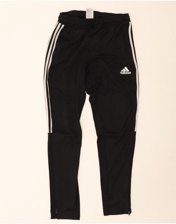 Adidas muške trenirke srednje crne poliesterske hlače