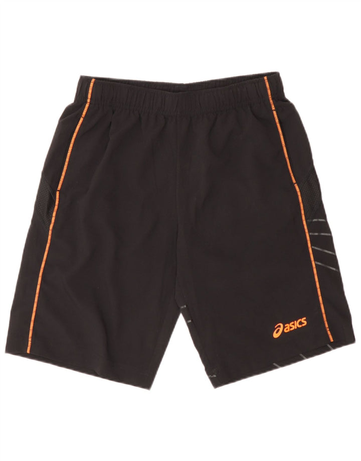 Sportske kratke hlače Asics za dječake 13-14 godina, crni poliester
