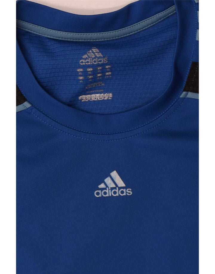 Adidas muška majica kratkih rukava XL plava poliesterska boja