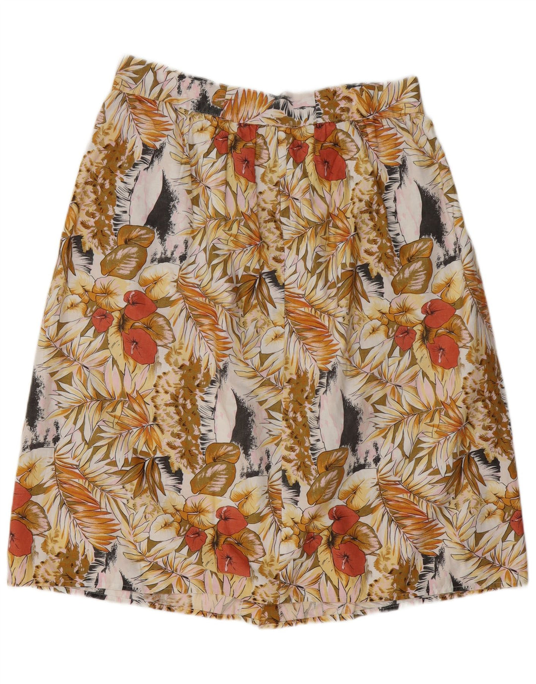 VINTAGE ženska suknja A-kroja W34, velika, višebojna cvjetna