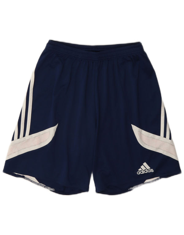 Adidas muške sportske kratke hlače Climalite male tamnoplave poliesterske boje