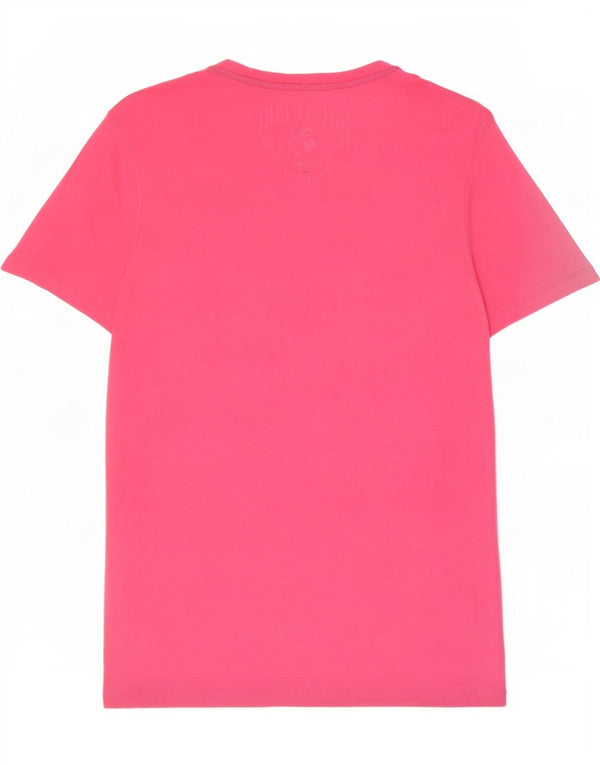 Napapijri Mens Graphic T-Shirt Top Large Pink