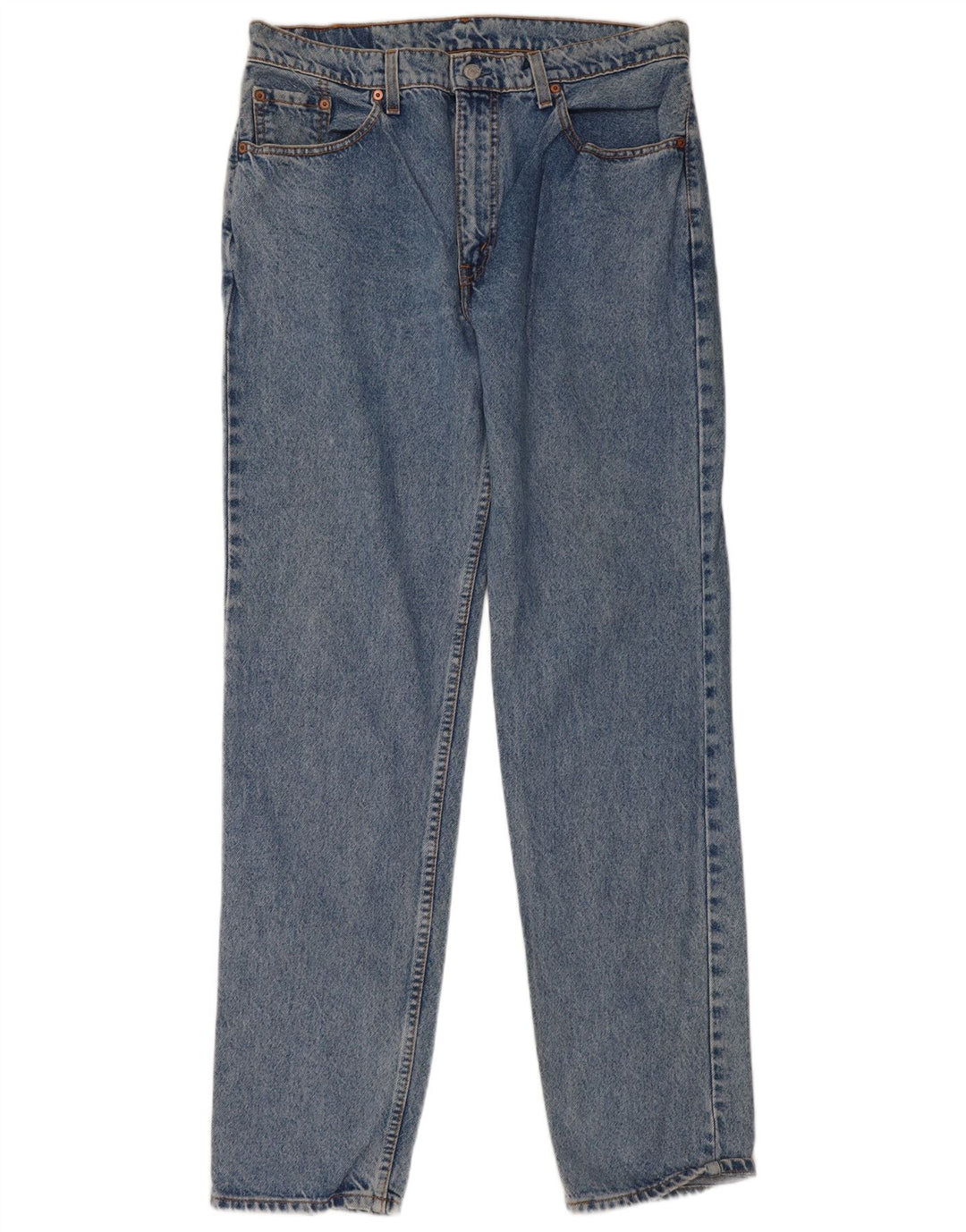 Levi's muške 504 ravne traperice W36 L34 plavi pamuk