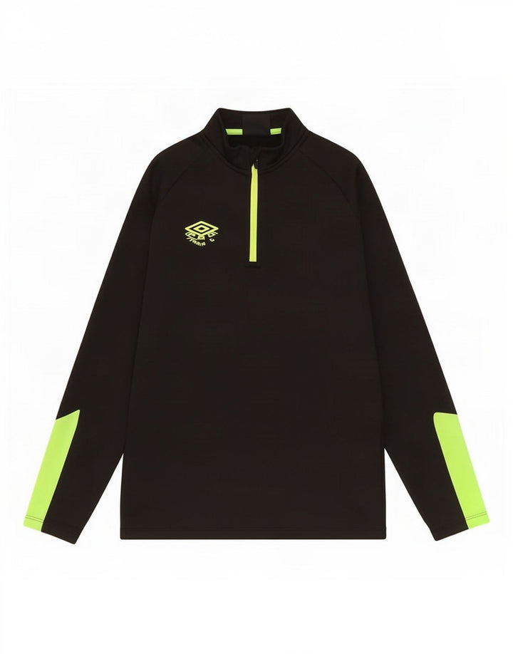 Umbro majica s izrezom i dugim rukavima za dječake 9-10 godina srednje crne boje