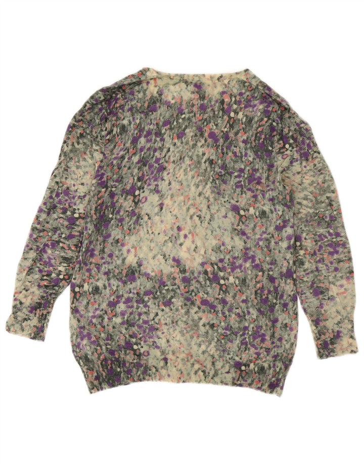 J. CREW Ženski pulover s kardiganom UK 12 Srednje raznobojni točkasti