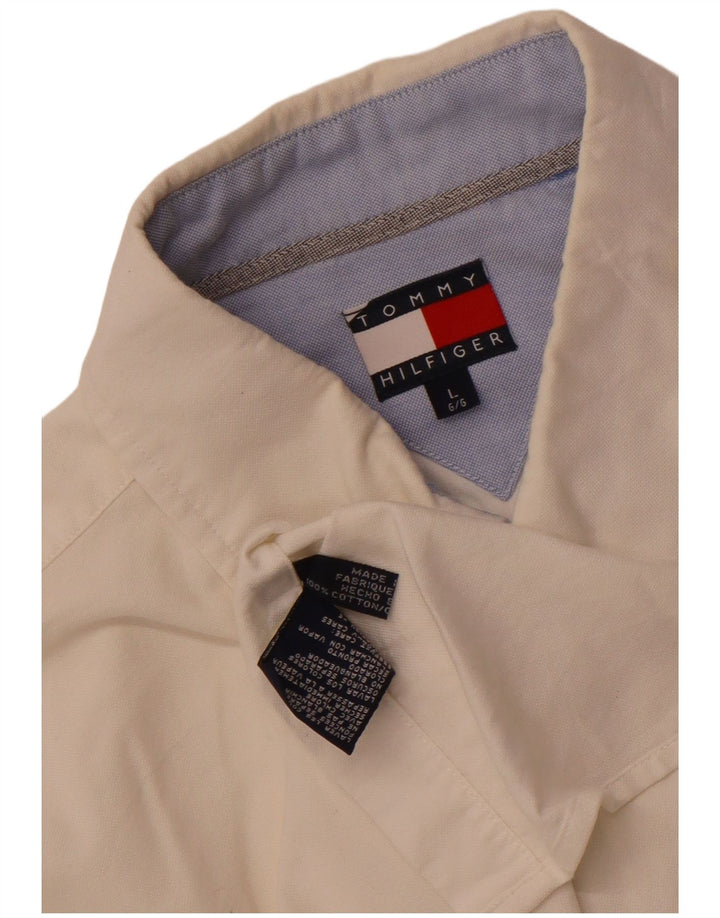 Tommy Hilfiger muška košulja Large Off White Pamuk