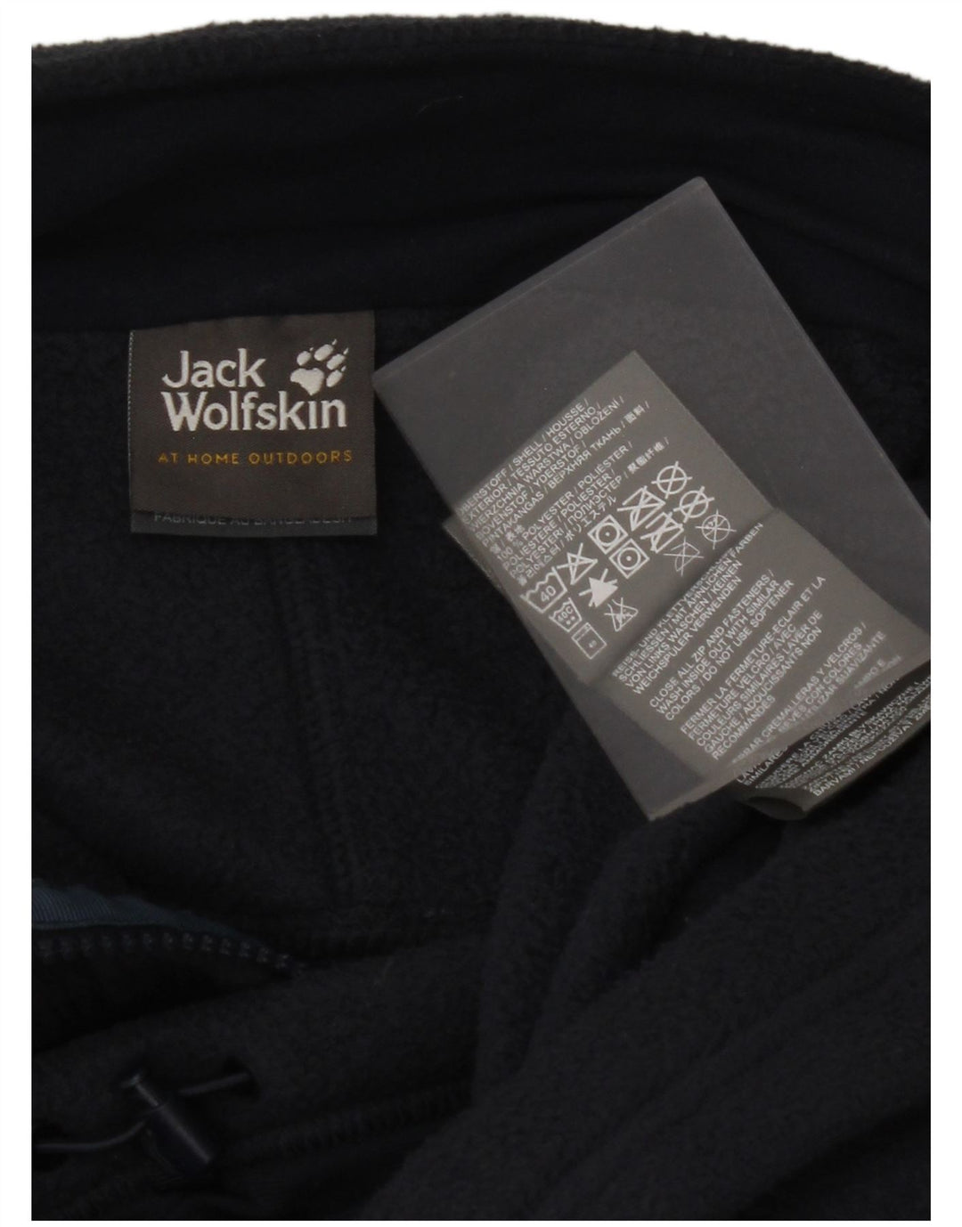 JACK WOLFSKIN muška jakna od flisa UK 44/46 XL tamnoplavi poliester