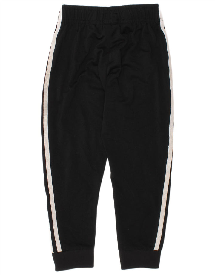 ADIDAS Boys Tracksuit Trousers Joggers 5-6 Years  Black Polyester