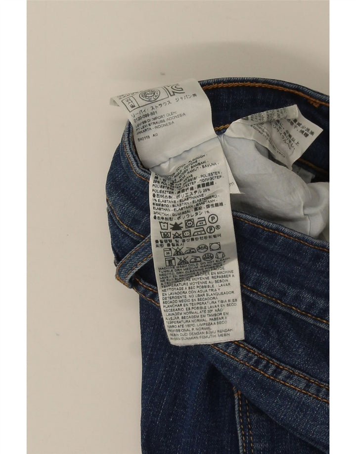 Levi's ženske 715 Bootcut traperice W32 L32 plavi pamuk