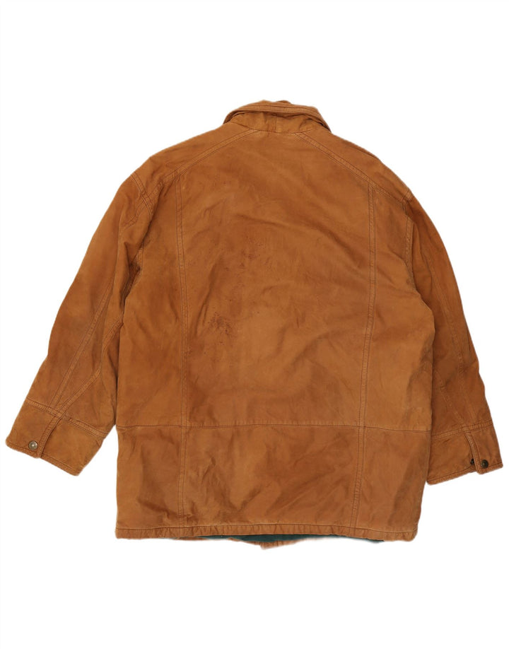 Vintage muška antilop jakna IT 52 XL smeđa koža