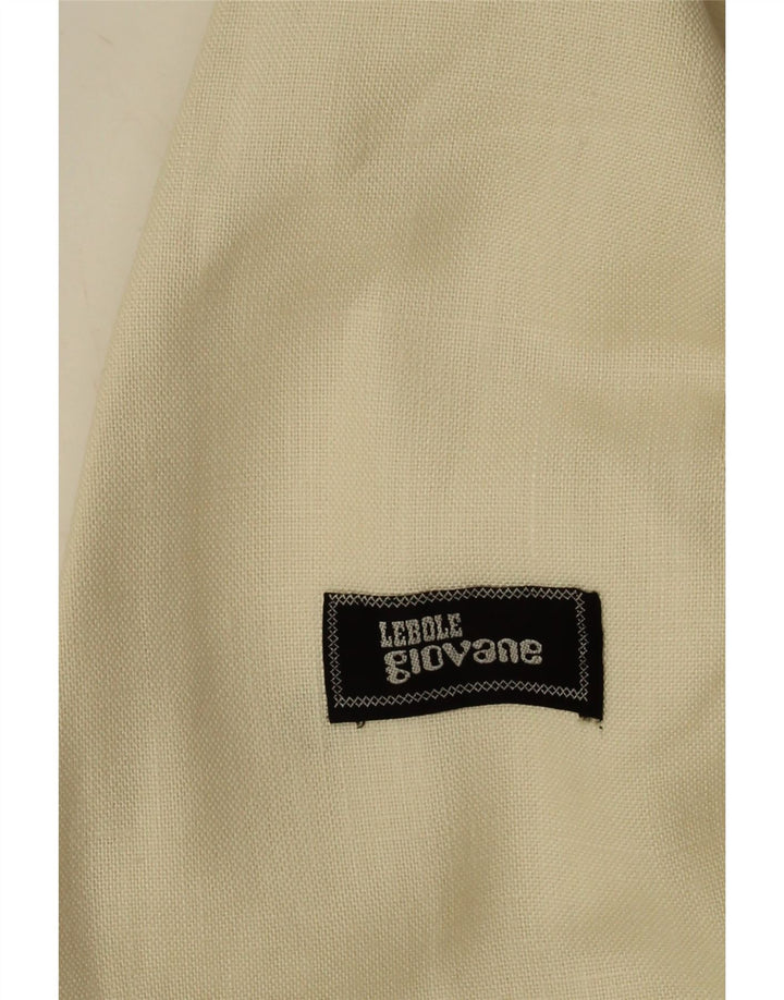 Lebole muška jakna sa 2 gumba UK 36 Small Off White