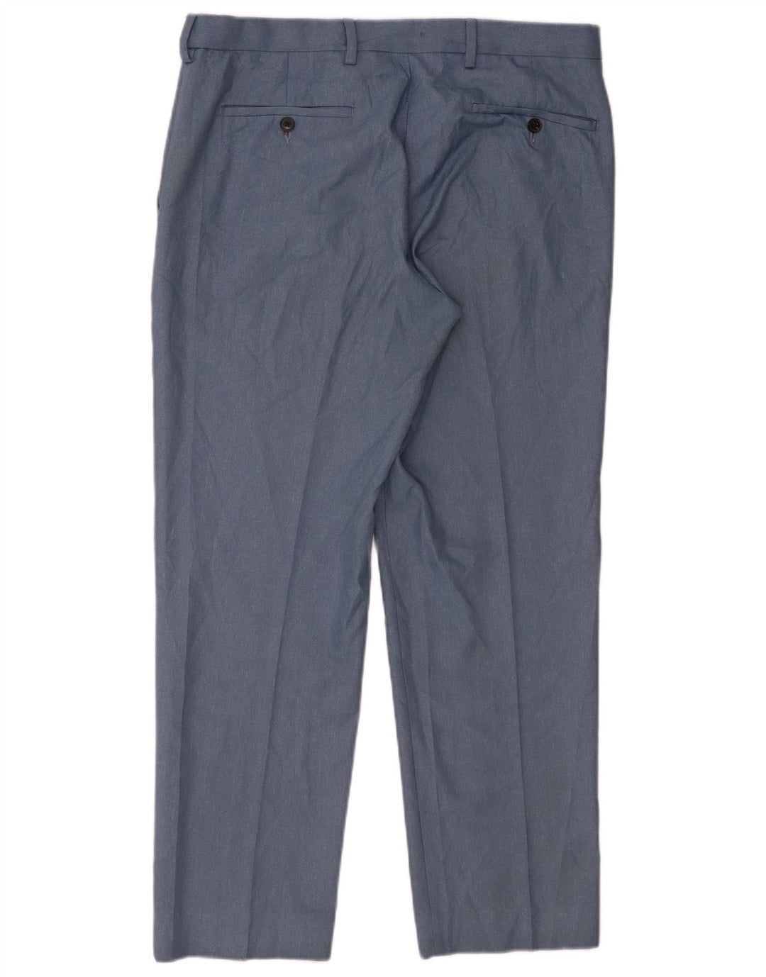 Marks & Spencer muške chino hlače standardnog kroja W34 L29 plavi poliester