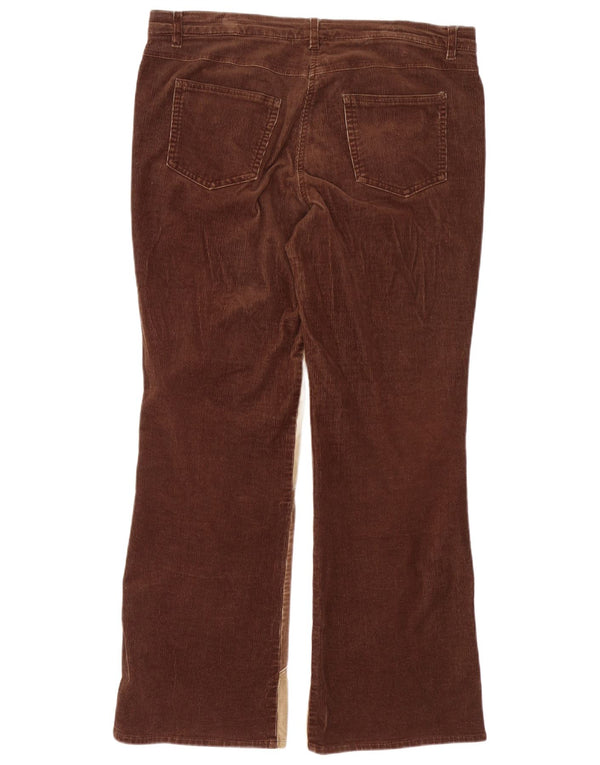 Vintage ženske hlače od samta UK 18 XL W38 L30 Smeđe boje