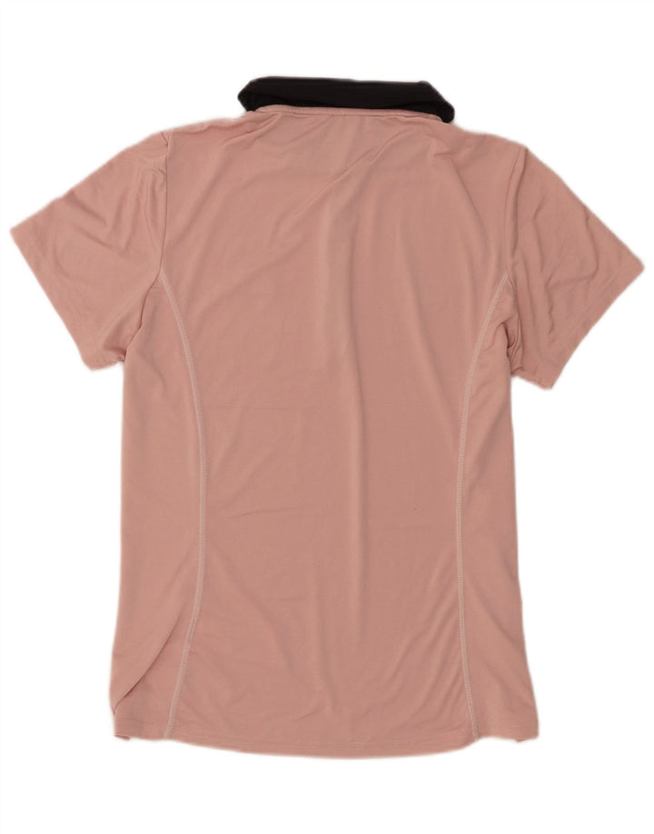 Ellesse ženska polo majica UK 12 srednje ružičasti poliester