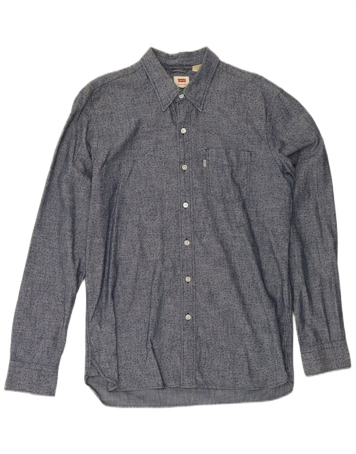 Levi's muška košulja od srednje plavog flekastog pamuka