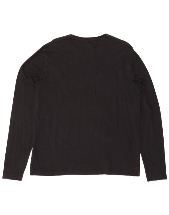 Jack Wills muška majica dugih rukava XL crni pamuk