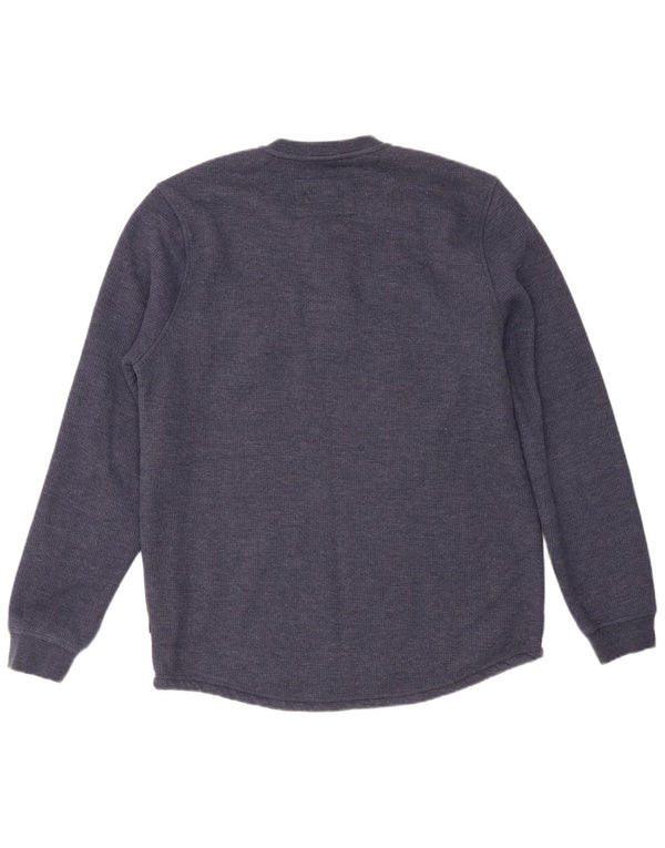 Lee Mens Regular Fit Sweatshirt Jumper Medium Blue Cotton