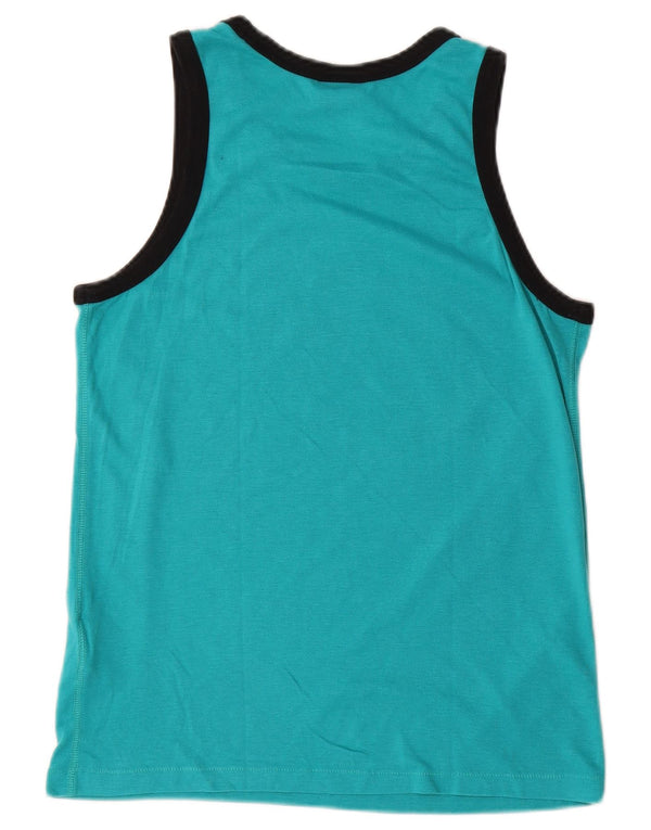 Nike Mens Graphic Vest Top Small Turquoise Polyester