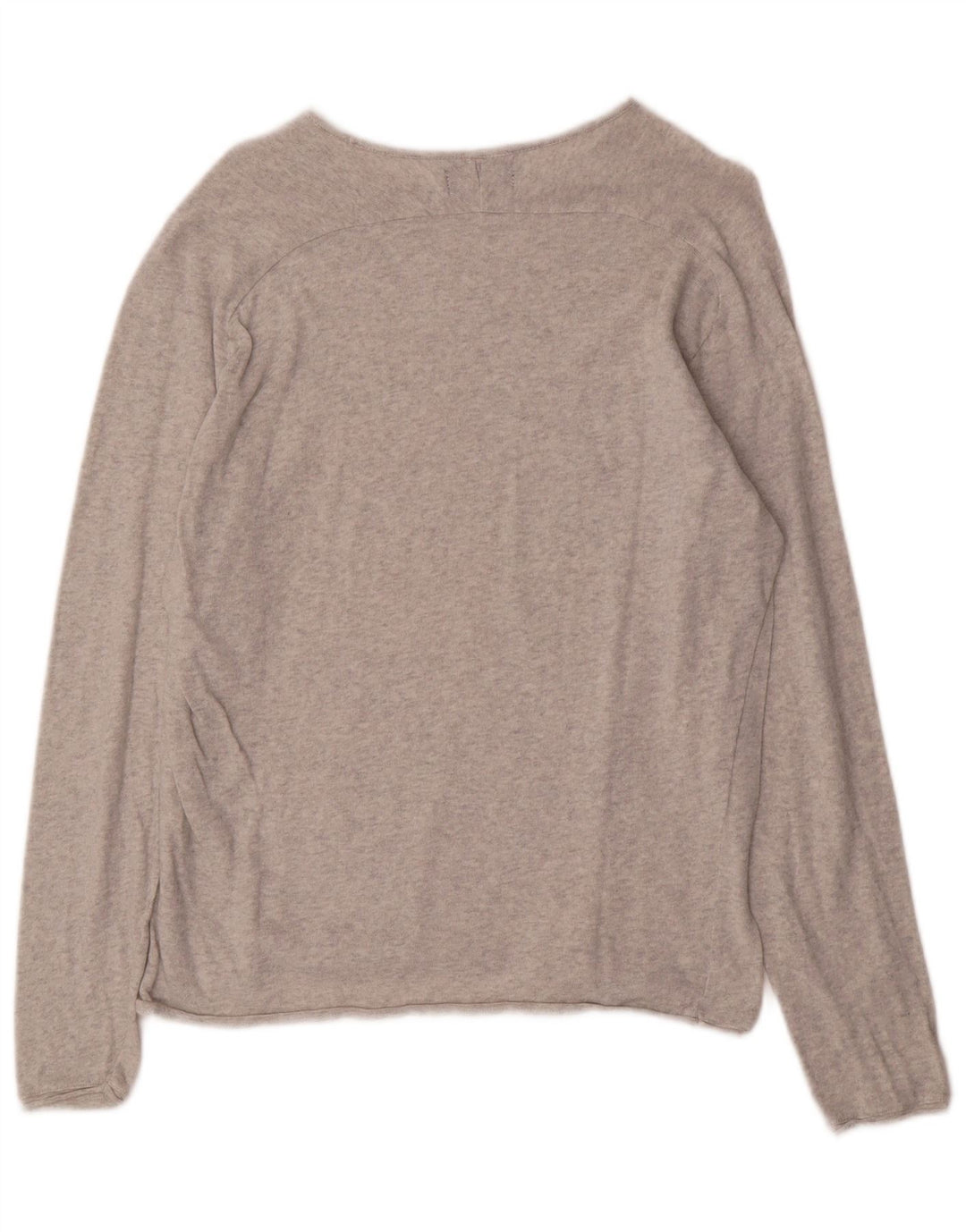 ZARA Mens Boat Neck Jumper Sweater XL Grey