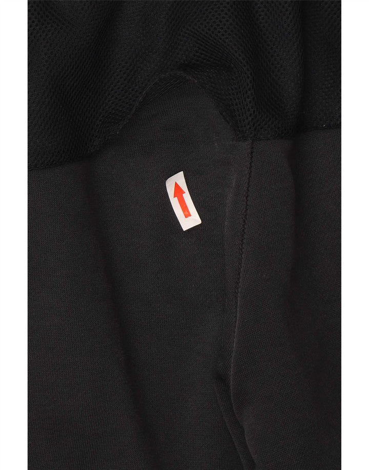 Nike muške grafičke trenirke, srednje hlače, crni poliester