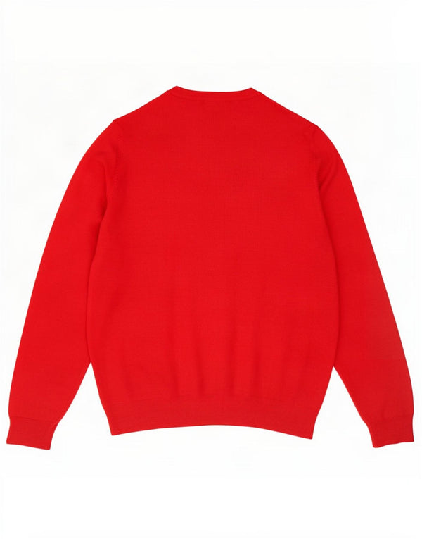 Marks & Spencer ženski kardigan pulover UK 22 3XL crvena viskoza