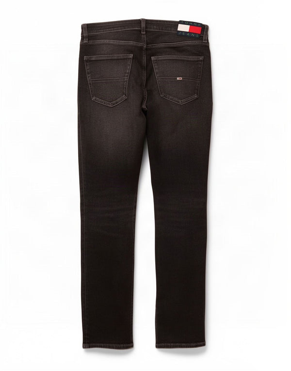 Tommy Jeans Mens Scanton Slim Jeans W32 L34 Crni pamuk
