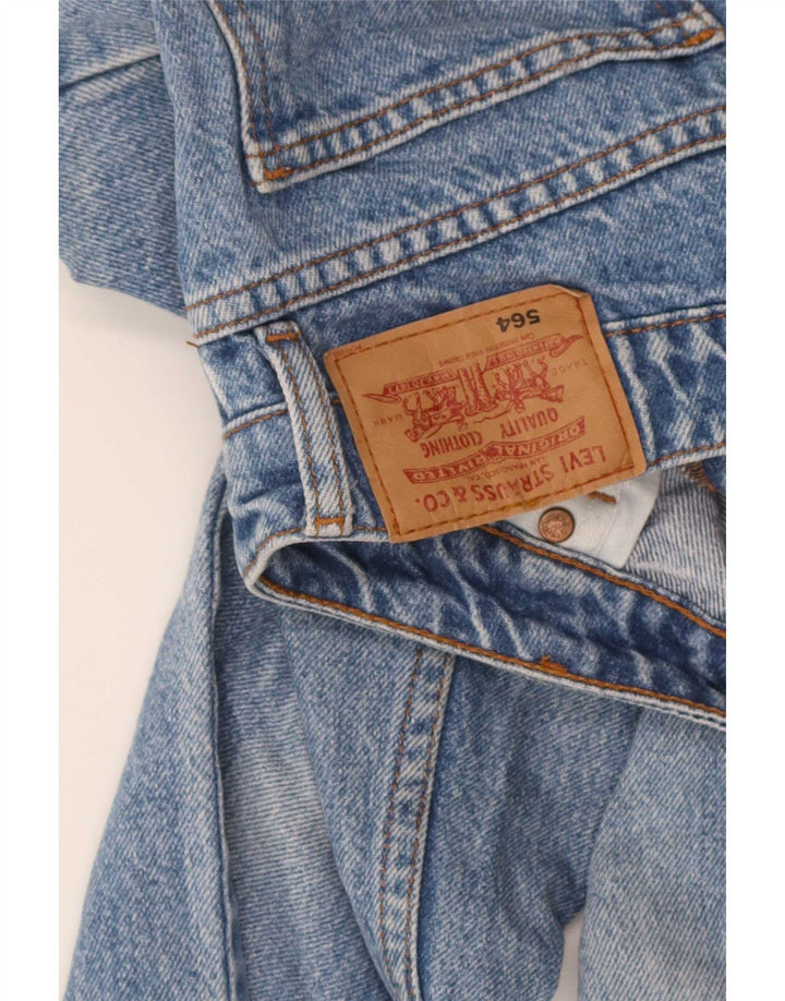 Levi's ženske ravne traperice 564 opuštenog kroja W28 L29 plave