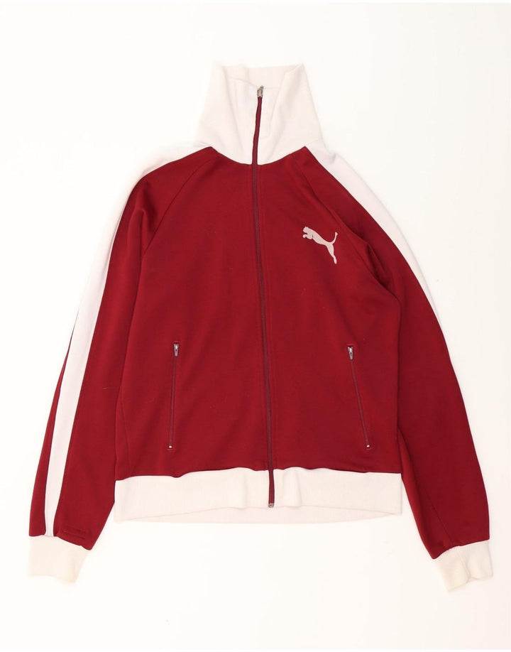 Puma ženska gornja jakna trenirke UK 16 Large Red Colourblock