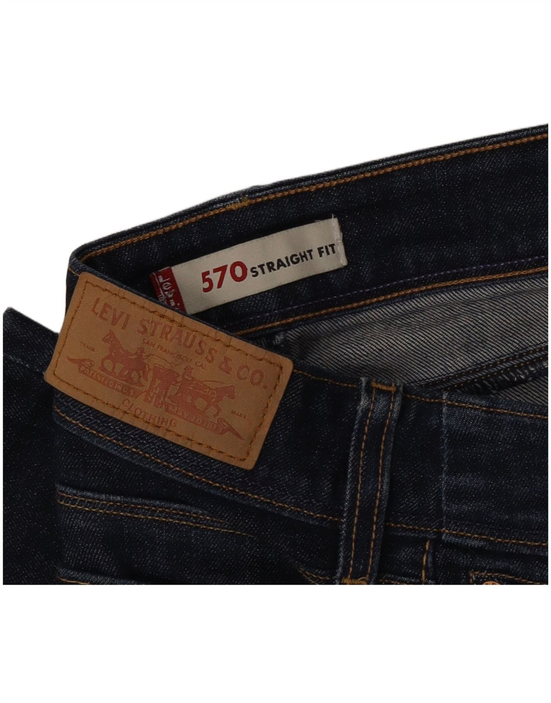 Ravne traperice Levi's 570 W26 L28 tamnoplave